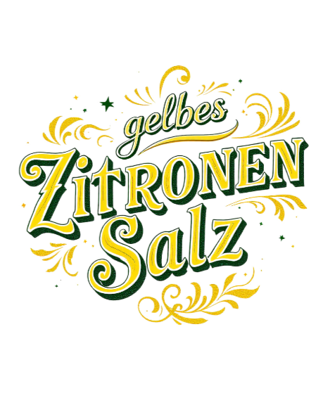 Gelbes Zitronensalz