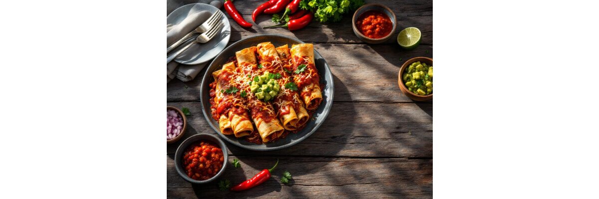 Enchiladas mit unserem Mexikanischem Gewürz - Kochen mit Biorausch Gewürzen