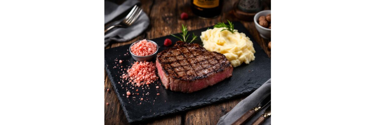 Rinderfilet mit unserem Himbeer Pfeffer Pyramidensalz - Perfekt als Topping für alle Sorten Fleisch und Gemüse  - Kochen mit Biorausch Gewürzen