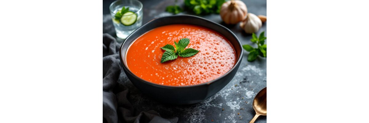 Tomatensuppe mit Gin - Kochen mit Biorausch Gewürzen