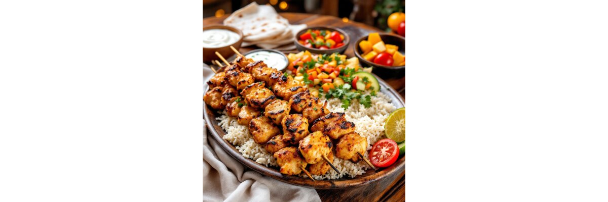 Türkische Hähnchen Spieße  - Kochen mit Biorausch Gewürzen