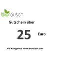 25 Euro Gutschein: biorausch.com