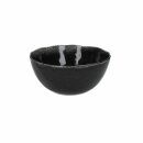 Pomax - PORCELINO EXPERIENCE - Salat-Sch&uuml;ssel (Keramik, schwarz, D=24,H=10cm)