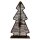 Weihnachtsbaum aus Metall zum stehen, schwarz (H41, B19cm)