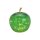 Apfel mit 20er LED aus Glas Gr&uuml;n (B/H/T) 16x17x16cm