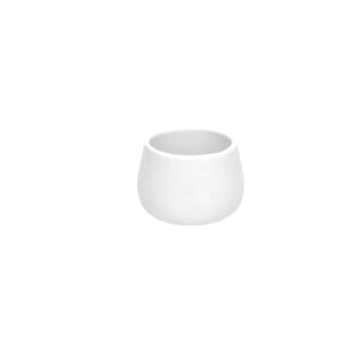 Pomax - PORCELINO SQUARE - tumbler - porcelain - DIA 7 x H 5 cm - white - Espresso - Kleine Schale