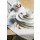 Pomax PORCELINO WHITE - Schale - Porzellan - DURCHMESSER 10 x H 7 cm - wei&szlig;