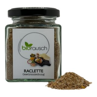Biorausch - Raclette Gew&uuml;rzmischung 160 g