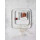POMAX - PORCELINO SQUARE - Dessertteller - Porzellan - L 20 x B 20 x H 1,6 cm - wei&szlig;