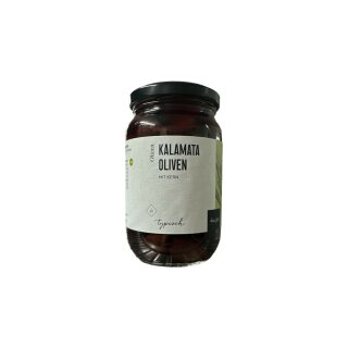 Wajos - Kalamata Oliven - mit Kern (360g/200g Abtropfgewicht)