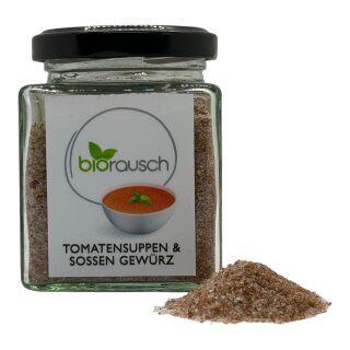 Biorausch - Tomatensuppen &amp; Sossen Gew&uuml;rz 150g