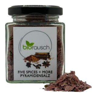 Biorausch - Five Spices Pyramiden - Das besondere Gewürz - 110g