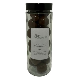 Biorausch - Snack Himbeeren in Vollmilchschokolade 200 g