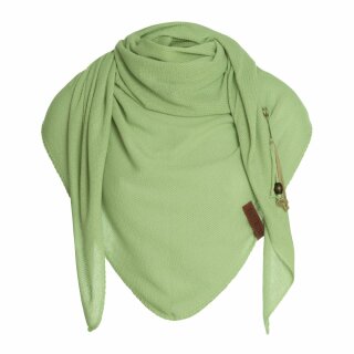 Knit Factory - Lola Dreieckstuch gestrickt Spring Green