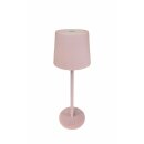 LED Tischleuchte - rosa - 6 cm x 26 cm