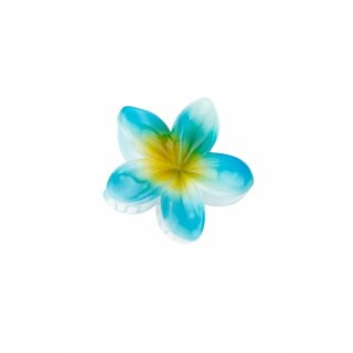 Haarspange Hawaii - Blume - blau