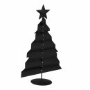 Deko - Christmasbaum - schwarz - 180 x 75 x 290 mm