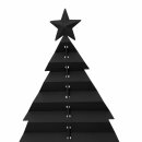 Deko - Christmasbaum - schwarz - 180 x 75 x 290 mm