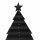 Deko - Christmasbaum - schwarz - 180 x 75 x 290 mm