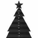 Deko - Christmasbaum - schwarz - 145 x 75 x 235 mm