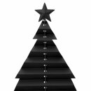 Deko - Christmasbaum - schwarz - 220 x 90 x 350 mm