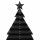 Deko - Christmasbaum - schwarz - 220 x 90 x 350 mm