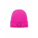 Mütze mit Smiley - Pink