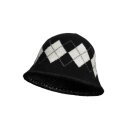Tolle Mütze - Toller Hut mit Muster - Schwarz
