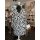 Luftiges Kleid zum binden - schwarz/weiß - Onesize 42/44 - 56/58
