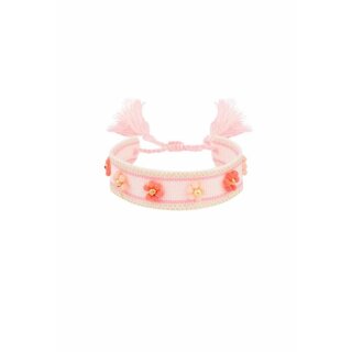 Sommerliches Armband mit Perlen - Hochwertiges Design Rose Koralle