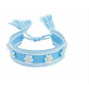 Sommerliches Armband mit Perlen - Hochwertiges Design Blau
