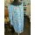 Luftiges Kleid - Hellblau Rosa - Onesize 42/44 - 56/58