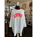 Oversized Shirt 42/44 - 56/58 ( A - A 83cm ) - Love Weiss Neon