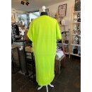 Sommerliches Kleid mit Aufdruck und Pailetten - GELB - Mama Afrika  Aufdruck (A bis A 80cm ) Passt 42/44 - 56/58