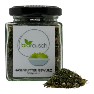 Biorausch - Hasenfutter Gewürz (Salatgewürz) - 60g