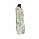 Luftiges Kleid - Hellgrün Rosa - Onesize 42/44 - 56/58- (A bis A 74 cm)
