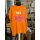 T-Shirt mit Aufdruck Rock 44/46 - 54/56 Toller Stoff Orange