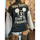 Stretchige College Jacke Micky - Toller Stoff 42/44 - 50/52