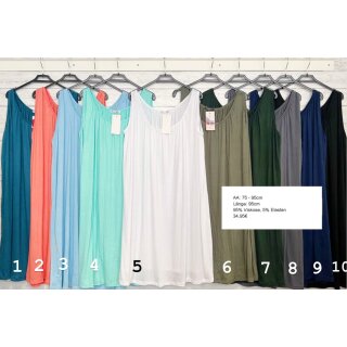 Basic Long Top - onesize 44/46 - 56/58 Koralle