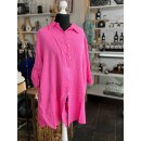 Musselin Bluse - Onesize 42/44 - 56/58 Pink