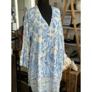 Sommerliches Kleid - Paisly Print - 44/46 bis 54/56 Blau