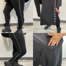 Leggings in Schwarz mit Nieten - Super angenehm zu tragen