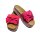 Sandale - super bequem mit Schleife Pink