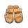 Sandale mit 2 Riemen - Super Bequem 36- 42 Camel / Braun 39