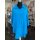 Musselin Bluse - Onesize 42/44 - 56/58 Blau