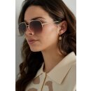 Brille - Tolle Sommer Brille - passt perfekt zu jedem Style - Eisen Gestell Glas in Lila