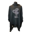 Leichter Stretch Hoodie mit Strass - Snoopy Herz onesize...