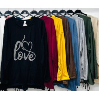 Leichter Pullover LOVE