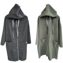 Lange Kapuzen Jacke Hoodiejacke