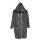 Lange Kapuzen Jacke Hoodiejacke Schwarz